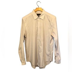 Calvin Klein Men’s Slim Fit Button Down Long Sleeve Collared Shirt